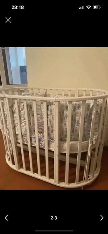 Beşiklər: Oğlan və qız üçün, Yumru, Beşik, Dəst ilə, Matras ilə, Yellənmə mexanizm ilə — 2