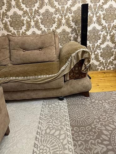 tek neferlik matras: Künc divan dəsti - Komplekt: L formalı geniş künc divan (2 hissəli — 4