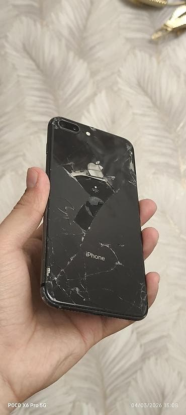 ikinci el soyducular: IPhone 8 Plus, 64 GB, Qara, Barmaq izi — 3