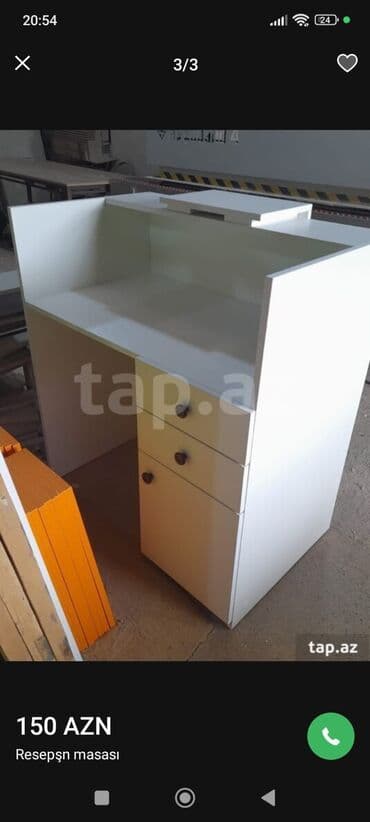 reception masa: Yeni, Resepşn, Dördbucaq masa — 3
