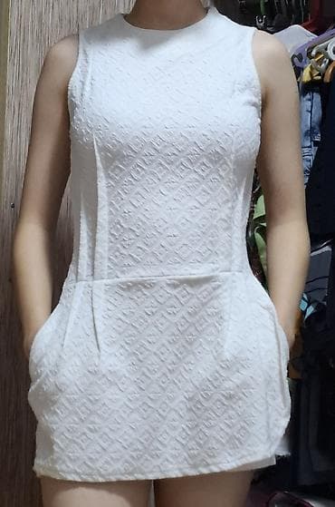 Комбинезоны: Комбинезон, Zara, S, цвет - Белый — 6