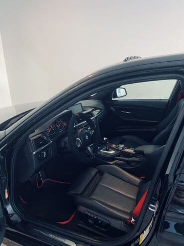 bentley azure 6.8 twin turbo: BMW 3 Series sedan – qara rəng, idman üslublu eksteryer — 6