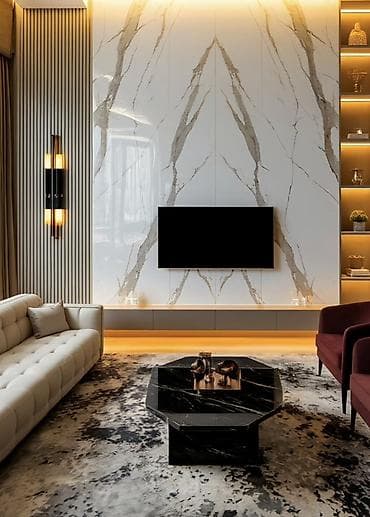 ev əşya: Прямой ТВ стенд, С полками — 3