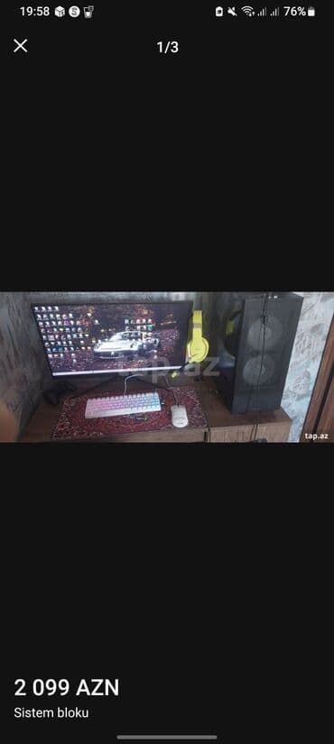 m 2: Parametrlər: Videokart Asus Dual rtx 3060 12gb Prosessor Amd ryzen 5 — 1