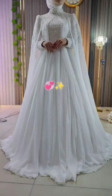 Xonça: Təsettür gəlinlik – ağ rəngdə zərif və möhtəşəm dizayn GELİNLİK 1 DƏFƏ — 5