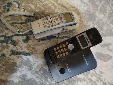 tikanlı tel: Stasionar telefon Panasonic, Simsiz, İşlənmiş, Ünvandan götürmə — 1