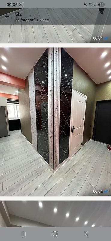 qonaq otagi ucun oboylar: Mebel dəsti – qonaq otağı üçün. - Rəng konsepti: mavi, krem və qızılı — 4