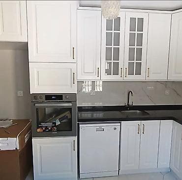 mərmər panel: Sifarişlə mətbəx dəsti, Özü çəkən petlələr, Mat laminat, Kredit yoxdur, Pulsuz çatdırılma — 3