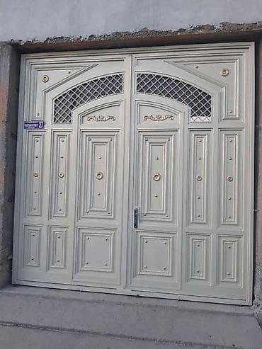 Darvazalar və aksesuarlar: Dəmir Həyət darvazası, Mexaniki, Qapı ilə, Kredit yoxdur, Pulsuz quraşdırma — 6