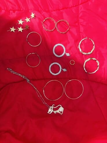 Бижутерия: Bijüteriya dəsti – hamısı birlikdə Məhsul təsviri: - Müxtəlif formalı — 3