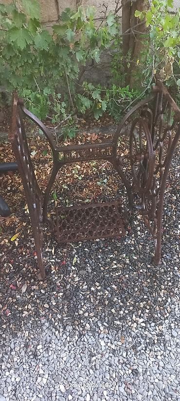 gedimi: Məhsul: Dikiş maşını üçün çuqun ayaq pedallı altlıq (treadle baza) — 4