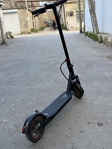 suktur: Elektrik skuter – qatlana bilən şəhər modeli - Rəng: qara, qırmızı — 2