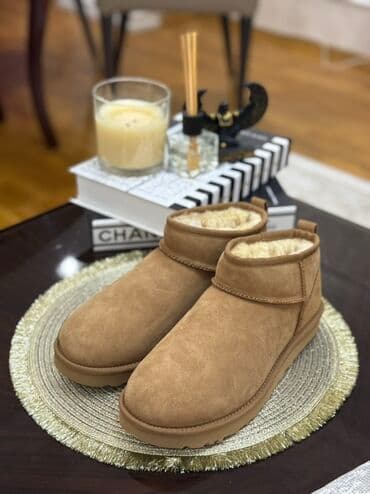 qadın üçün qış idman çəkmələri: Uqqilər, Ölçü: 40, rəng - Qəhvəyi, Yeni — 3