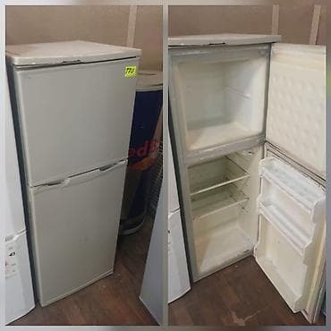 İki kameralı məişət soyuducusu - Kompakt ölçülü, gümüşü rəng -