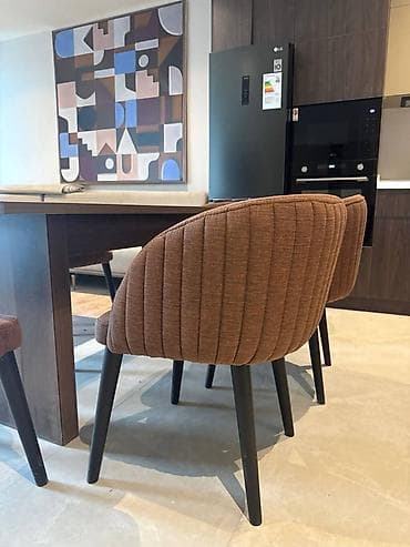 metbex ucun stol stul: Mətbəx üçün, Açılmayan, Dördbucaq masa, 6 stul — 2