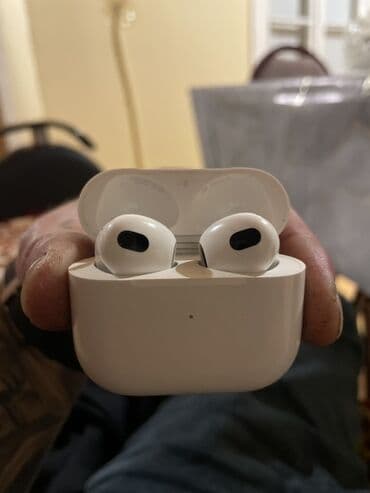 İşlənmiş Simsiz (Bluetooth) Qulaqcıqlar, Apple, rəng - Ağ