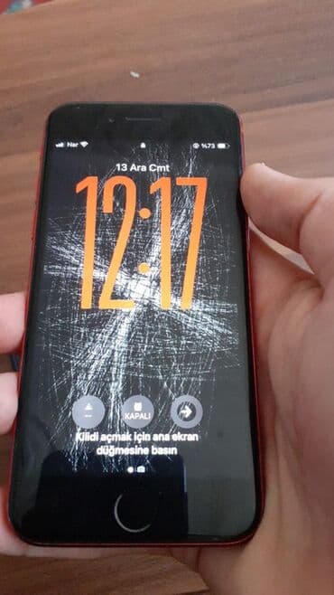 iphone 7 qiymet: IPhone SE 2020, 64 GB, Qırmızı, Barmaq izi — 4