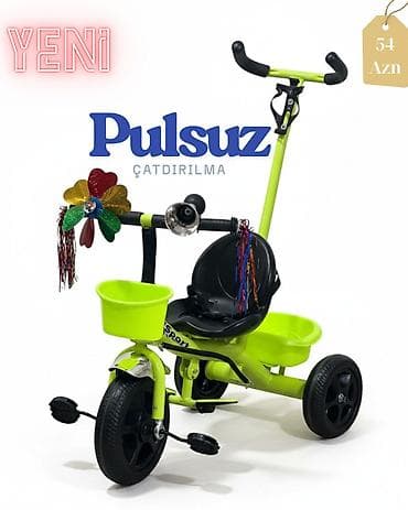 uc tekerli velosiped: 🚲 3 Təkərli Uşaq Velosipedi AY-616 👶 Körpəniz üçün rahat və — 5