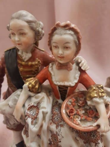 şuşa qalası maketi: Qədimi GDR statuetka Unterweissbach 1950 ill Старинная статуэтка ГДР — 1