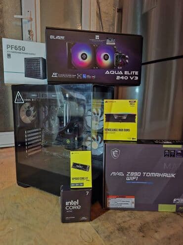 Yeni, sistem bloku Kredit, barter yoxdur Cpu - intel core ultra 7