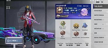 sim kartli saat: PUBG Mobile hesabı – yüksək səviyyəli, zəngin kolleksiya - Hesab UID — 1