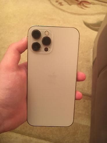 iphone 12 pro 2 el: IPhone 12 Pro Max, 256 GB, Qızılı, Simsiz şarj, Face ID — 1