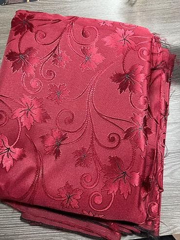 sintifon döşək: Məhsul: Dekorativ jacquard/parça - Rəng: Dərin bordo (şərab rəngi) - — 1