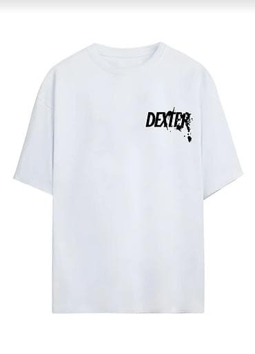 qara botinkalar: Yeni Mövsüm Dexter Unisex Oversize Tişört – Premium Keyfiyyət "Dexter" — 4