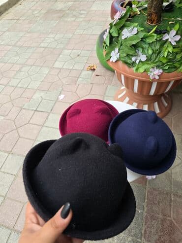 vabbage patch kələm gəlinciklər: Məhsul: Qulaqcıqlı fetr papaq (bowler üslubunda) - Dizayn: Günbəz — 2