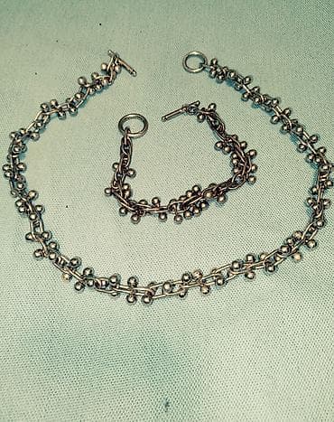gumuş kolye: Dəstə daxildir: Boyunbağı, Gümüş, 925 Əyar, 100 g — 2