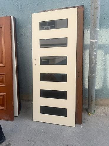qapi seyf: Şüşəli dekorativ otaq qapıları - Material: MDF əsaslı qapı lövhəsi — 5