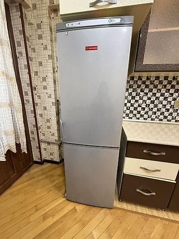 İşlənmiş 2 qapılı Swizer Soyuducu Satılır, rəng - Gümüşü