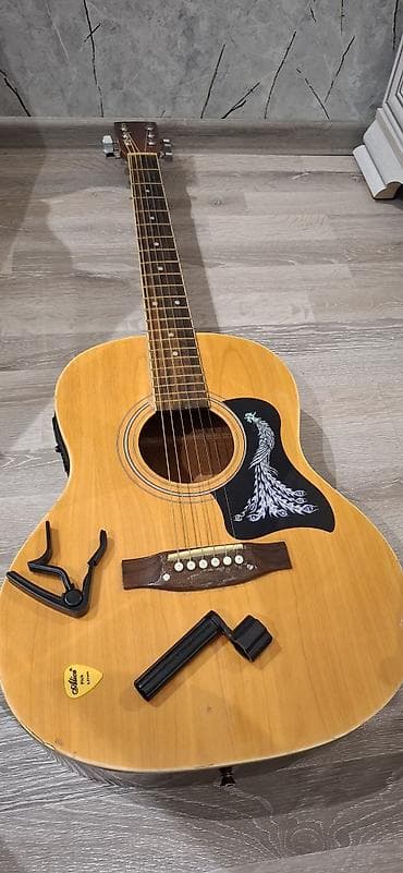 səs yazma studiyaları: Akustik gitara, 6 sim — 4