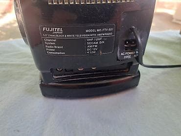 televizor arxaligi: FUJITEL FTV-501 mini televizor-radio - Ekran: 5.5" (14 sm) qara-ağ - — 2