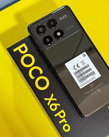 knopkali telefon: Poco X6 Pro, 512 GB, rəng - Qara, Sensor — 2