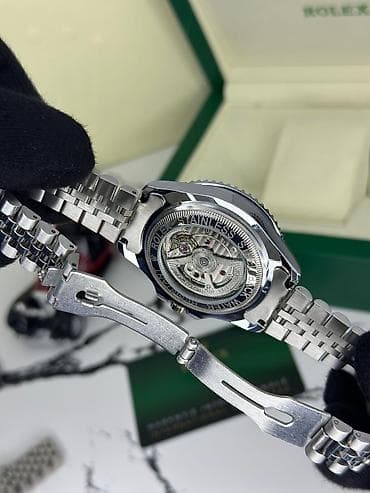 kardinal qolbaq: Qol saatı, Rolex, rəng - Qara — 10