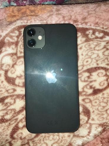 işlenmiş telefonlar ucuz: IPhone 11, 64 GB, Qara, Face ID — 1