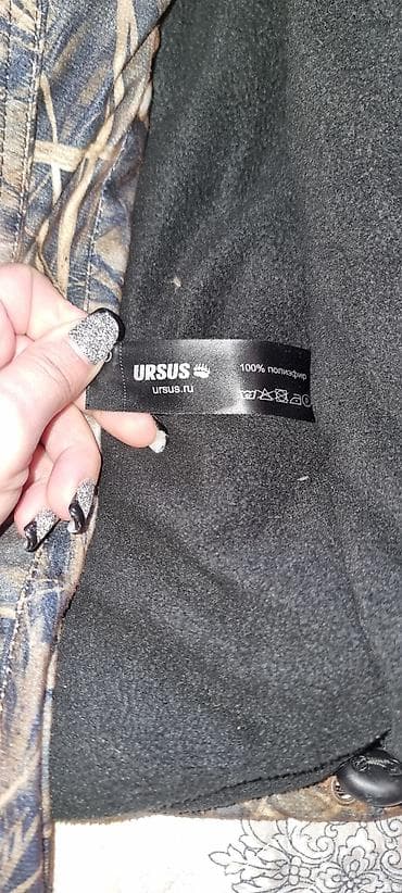 balıqçı ləvazimatları: URSUS brendi qışlıq kamuflyaj dəsti Ovçular üçün,çox galın. Super — 3