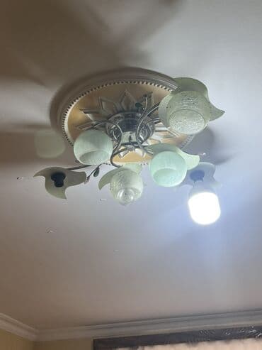 metbex ucun cilciraqlar: Çılçıraq, 6 lampa, Metal — 1