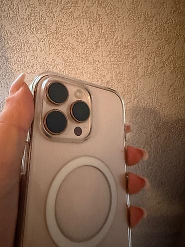 iphone 1w: IPhone 16 Pro Max, 256 GB, Desert Titanium, Barmaq izi, Face ID — 5