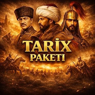 📚 Tarix Paketi Paketə nələr daxildir? -Hər biri yenidir • ✅ 4 Test