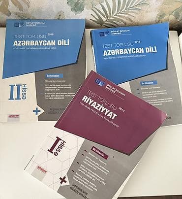 DİM (Dövlət İmtahan Mərkəzi) 2019 “Test Toplusu” kitabları dəsti -