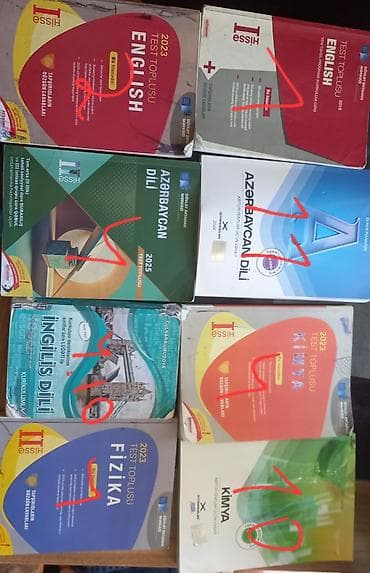 Abituriyentlər və məktəblilər üçün fənn üzrə test topluları və — 4