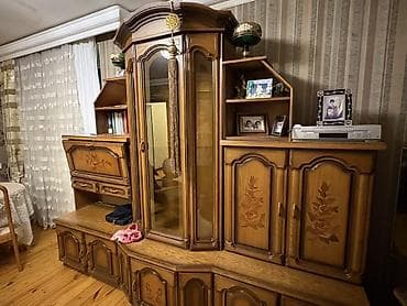 гостиная из дерева: Real alıcı olsa endirimdə edərik Klassik üslubda bərk ağacdan (taxta — 1