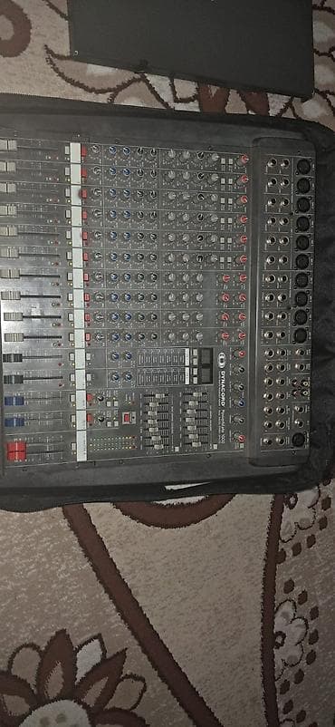 dj aparati satilir: Dynacord PowerMate 1000 mikser + Yamaha S115V səsgücləndirici — 9