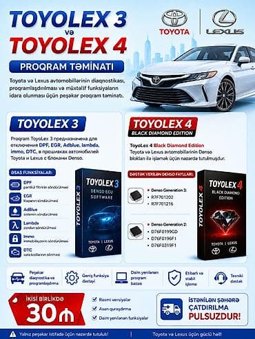 mini mator: ToyoLex 3 və ToyoLex 4 proqram təminatı. Çatdırılma ani olaraq link — 1