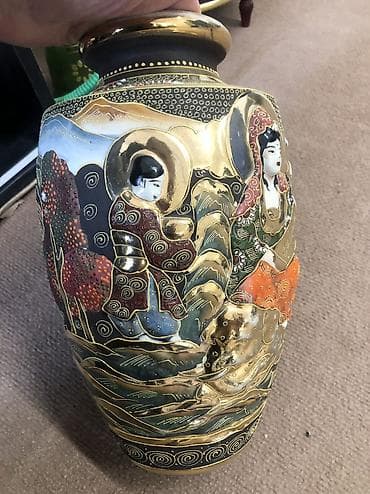 xurustal vaza: Винтажная Японская ваза ручной работы — 2