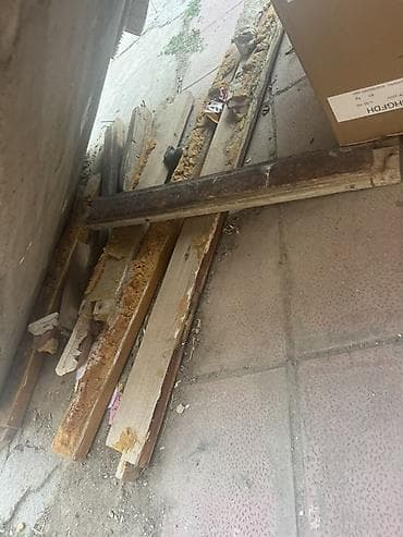 seif qapi: Taxta şüşəli qapılar – 2 ədəd - Material: tam ağac (şam tipli) — 6