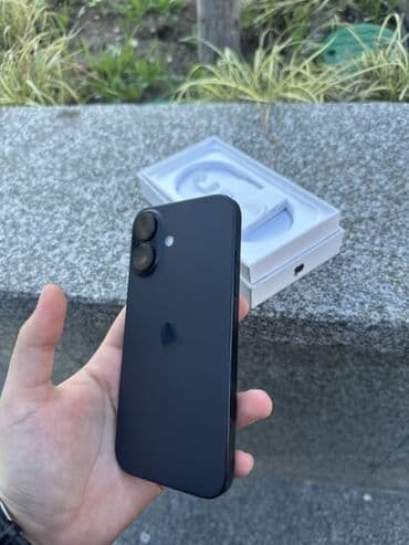 iphone 16 almaq: IPhone 16, Qara, Face ID — 1