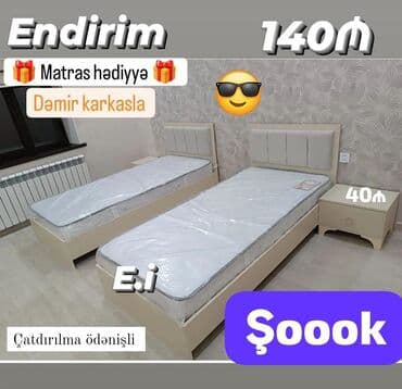 ikinci el tek carpayi: Yeni, Təknəfərlik çarpayı — 1